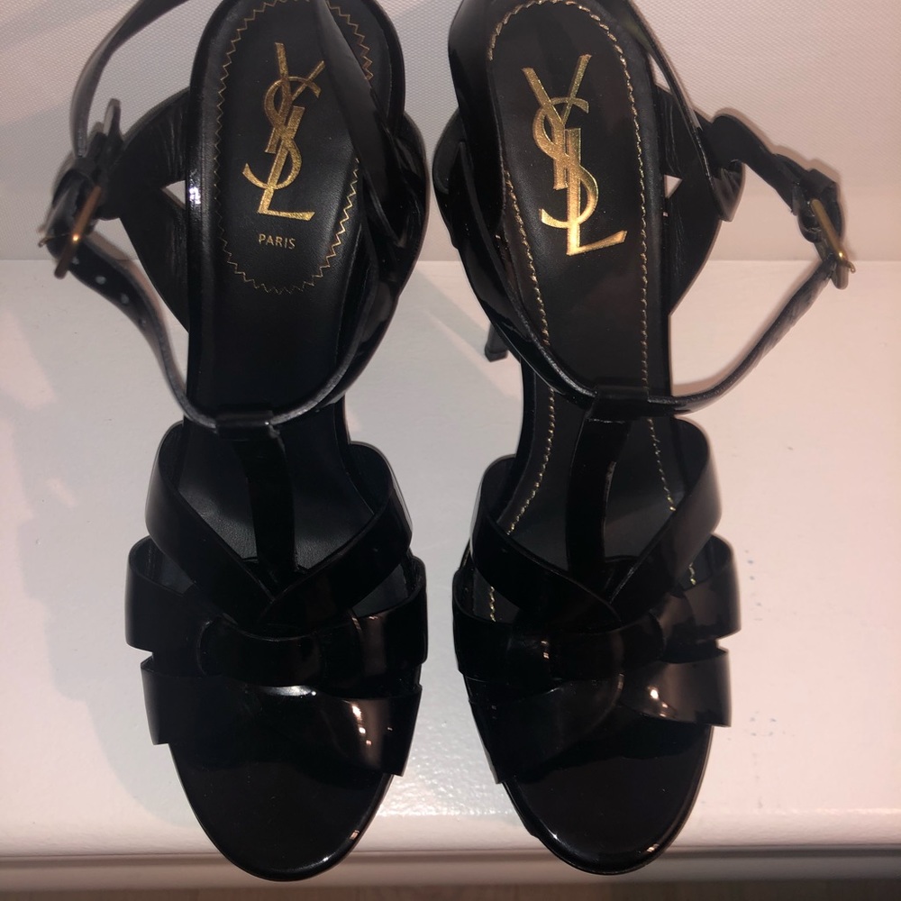 ***SOLD*** YSL Tribute Platform Sandals - Picture 4 of 8